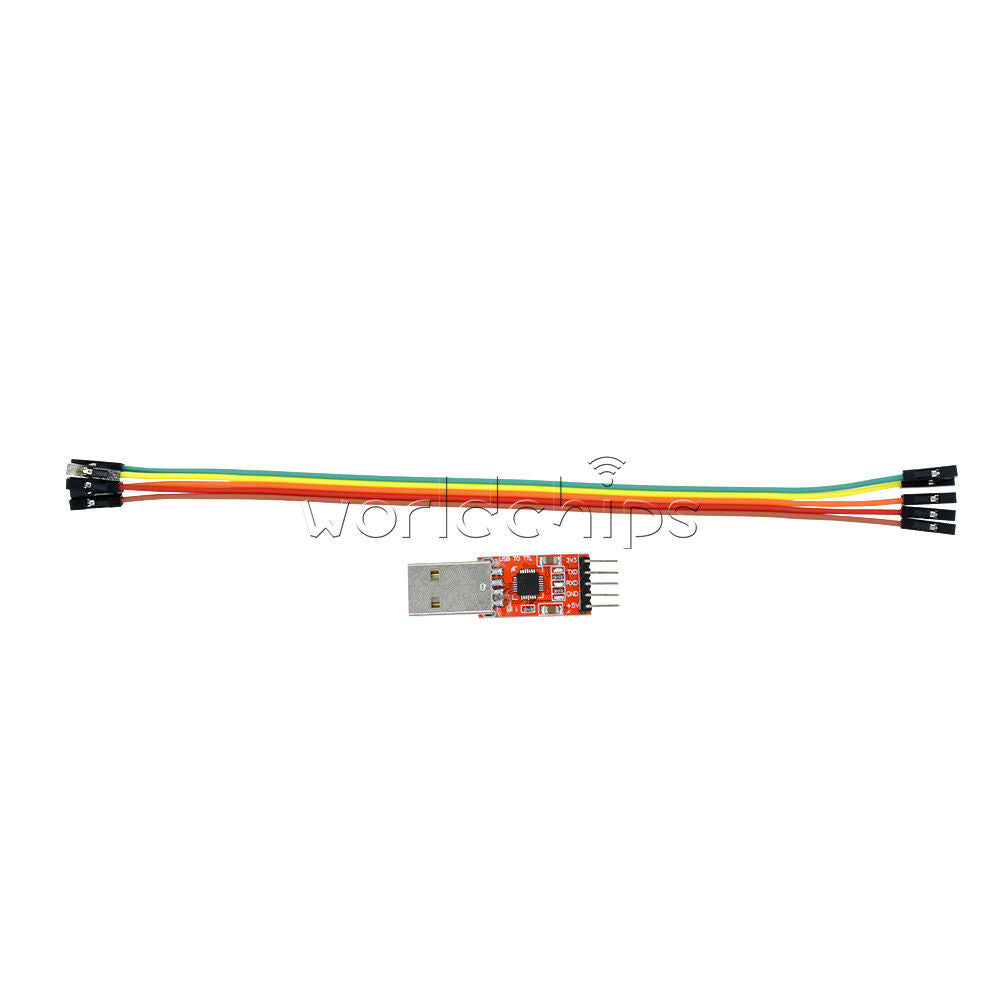 New USB 2.0 to TTL UART 5PIN Module Serial Converter CP2102 STC PRGMR Free cable