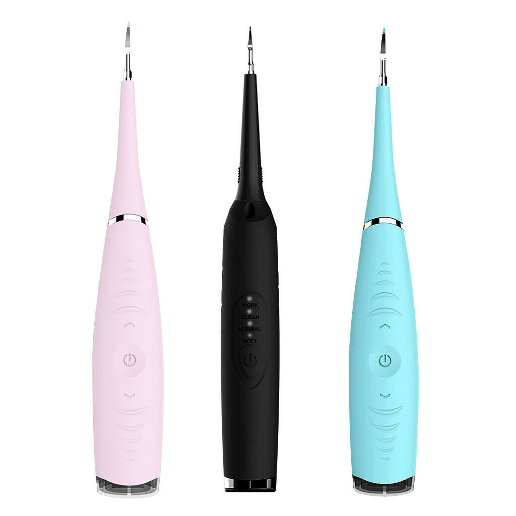 3Pcs Electric Cleaner Tool Removal Stain Oral Care Remove Tarter for Kids Adults