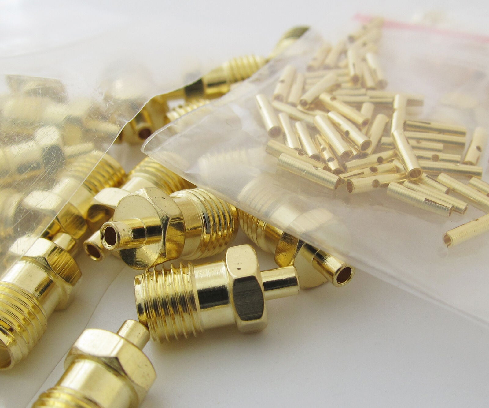 50x SMA Female Hex RF Connector for OD 0.047"/1.19mm SMT680-047 Semi rigid Cable