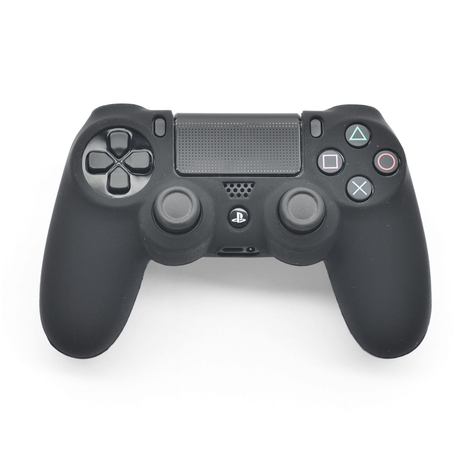 Silicone Rubber Soft Skin Gel Cover Case for Playstation 4 PS4 Controller black