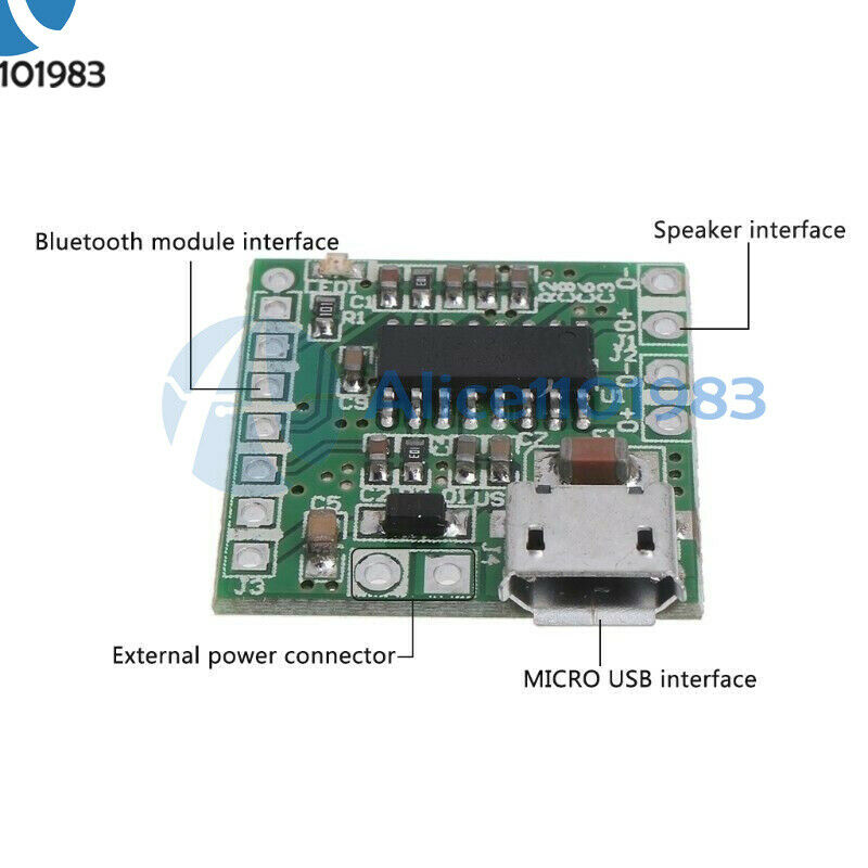 PAM8403 DC 5V Mini Class D 2*3W USB Power Amplifier Board DIY Bluetooth Speaker