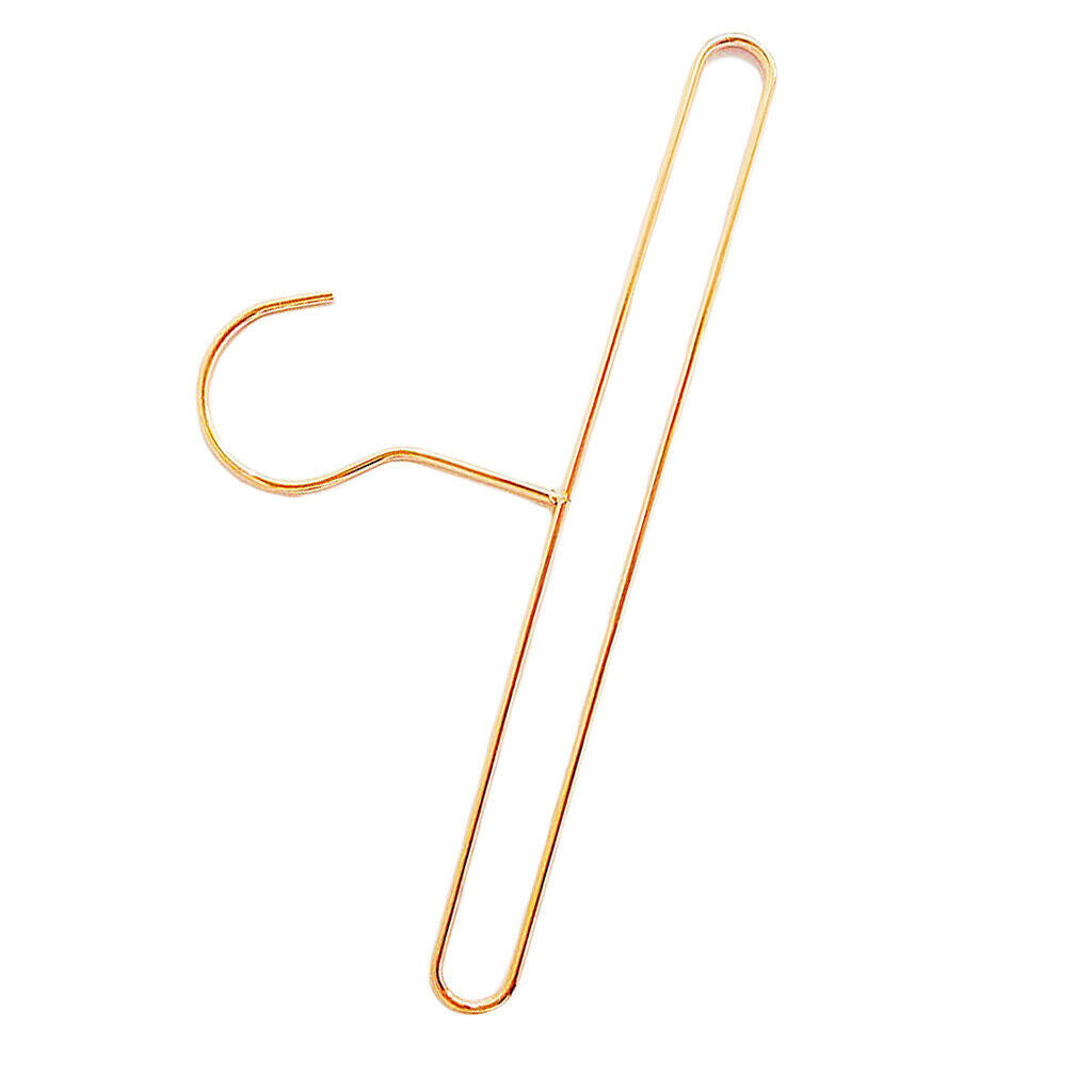 Iron Wire Clothes Hanging Closet Organizer Coat Dress Skirt Hanger,
