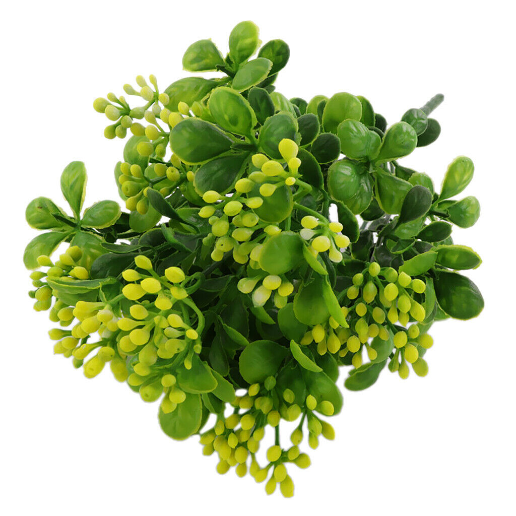 Artificial Milan Fruit Bouquet Home Office Vase Flower Decoration Yellow