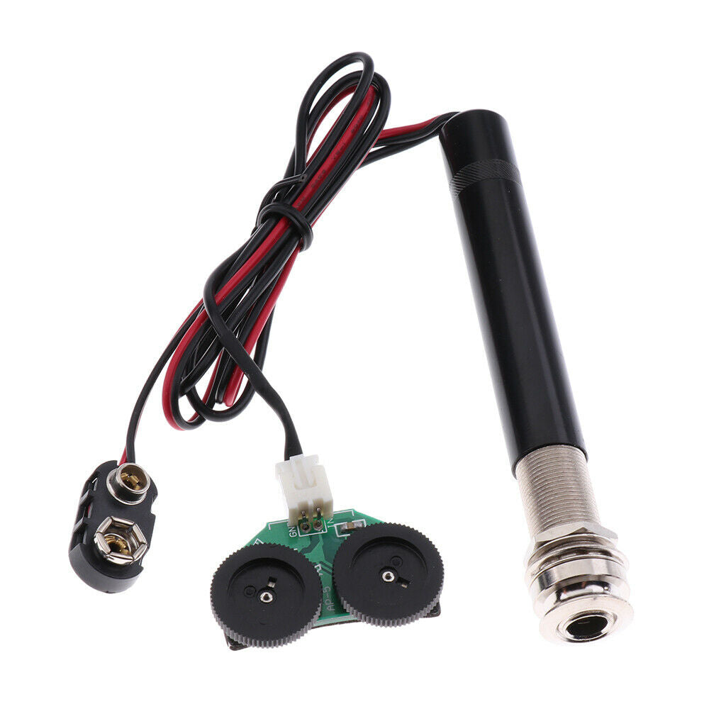Acoustic Guitar Preamplifier Piezo Pickup for Classical Guitar Ukulele