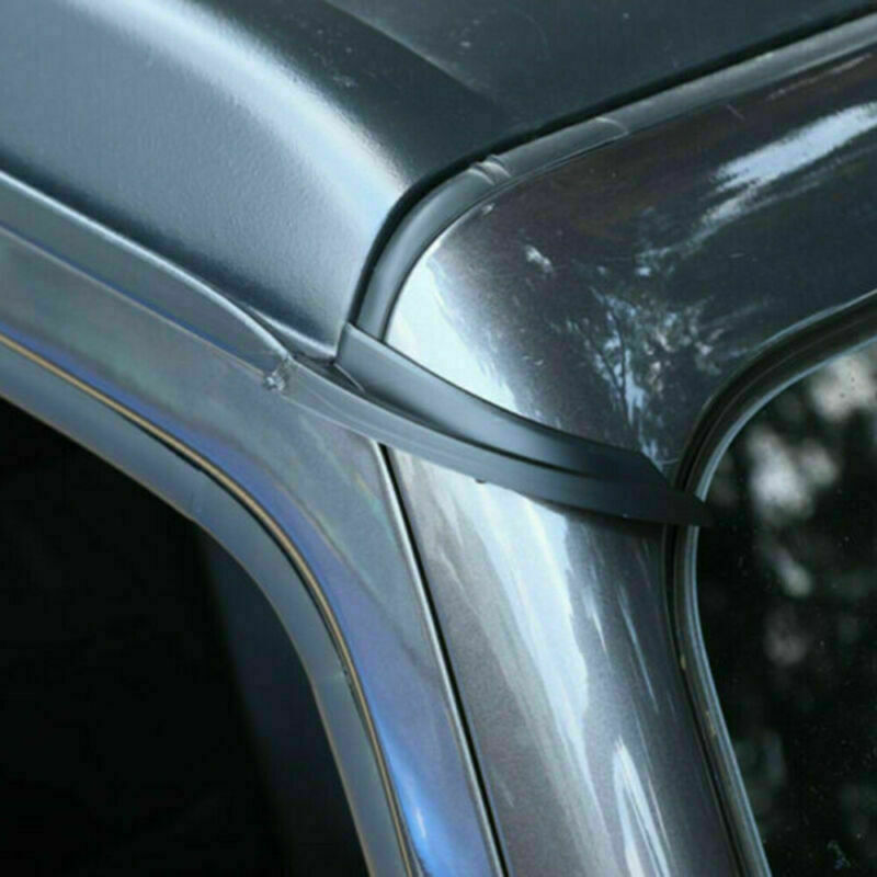 2PCS Water Rain Gutter Extension Car Fit For Jeep Wrangler JL 18-20 Gladiator JT