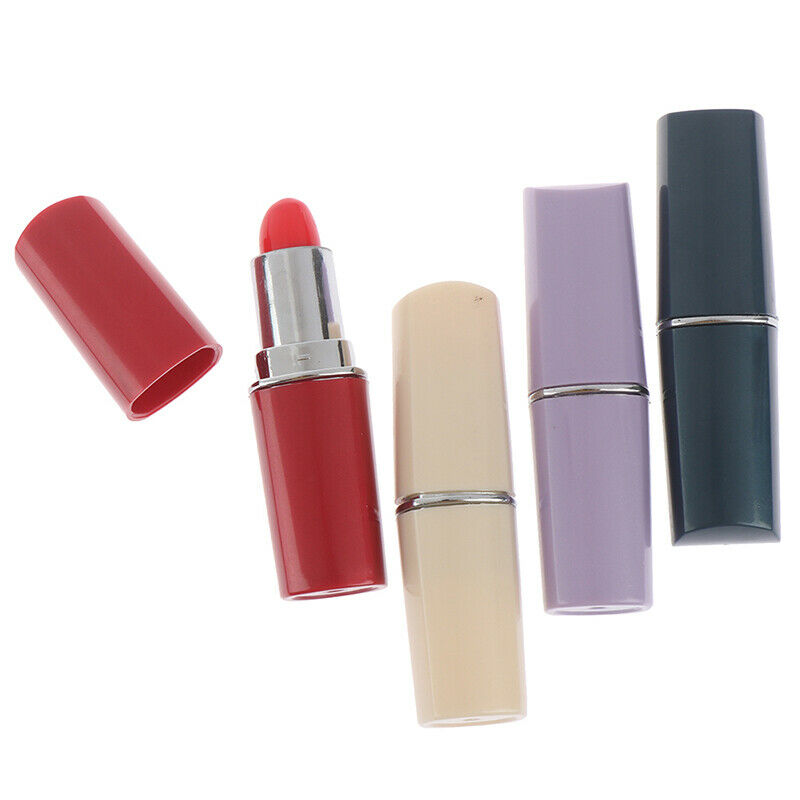 1pc Cute Secret Lipstick Shaped Stash Pills Box Holder Medicine Organizer C Tt