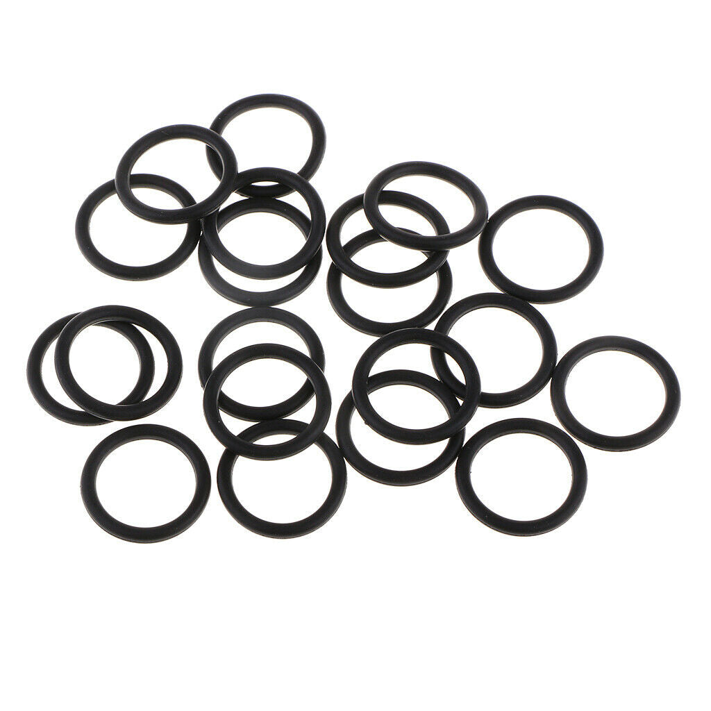 O-Rings Rubber 20x2.4mm Seal Rings Sealing Gaskets Black