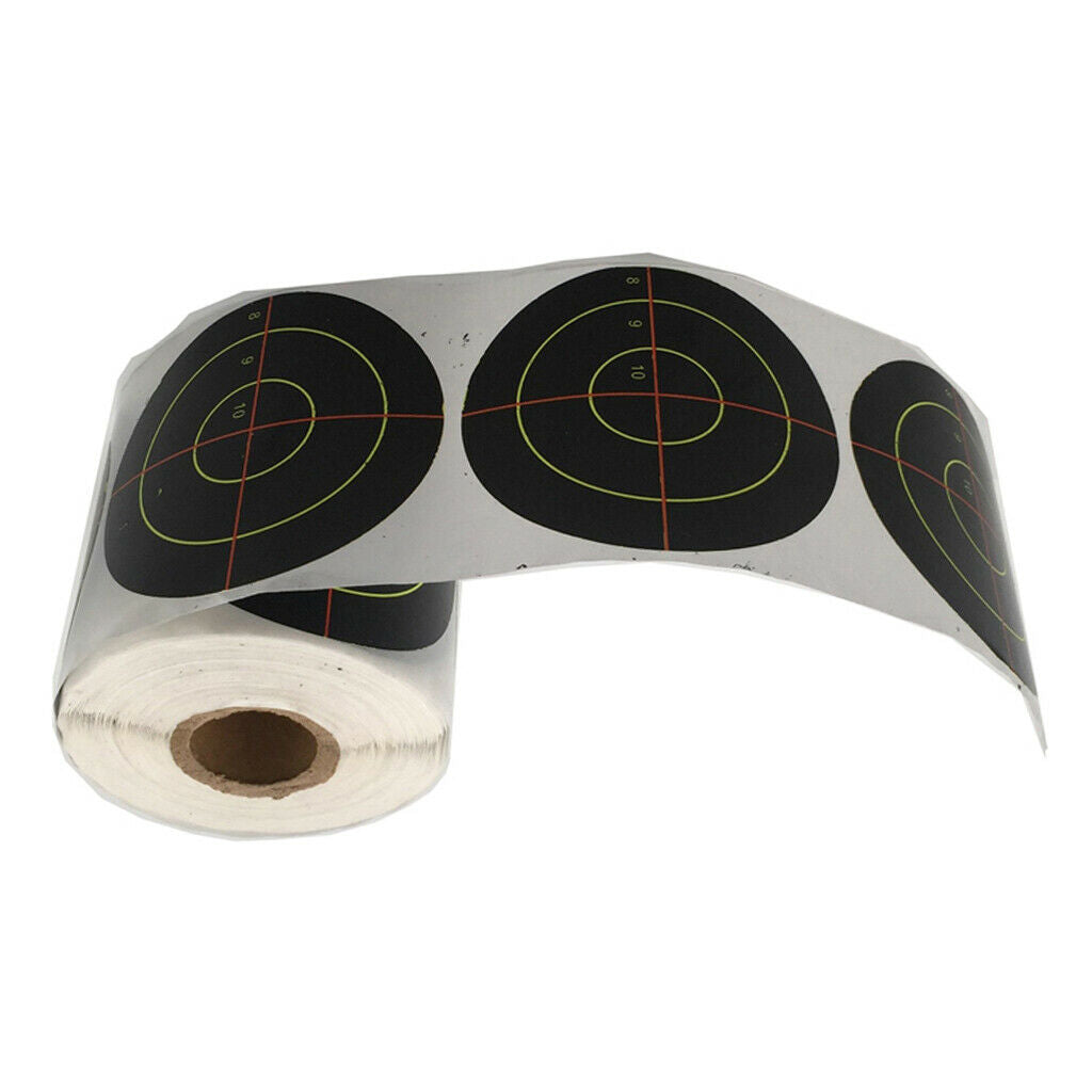 250pcs Shooting Targets Reactive Splatter Targets Adhesive Paper Target