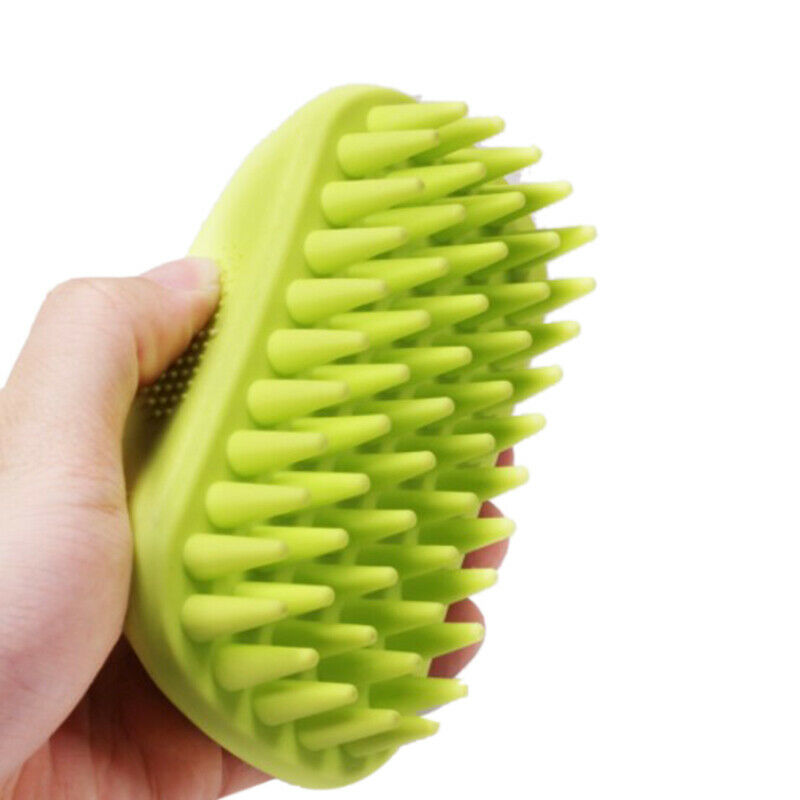 Pet Bath Brush Rubber Comb Hair Removal Brush Pet Hair Care ToolBDAU