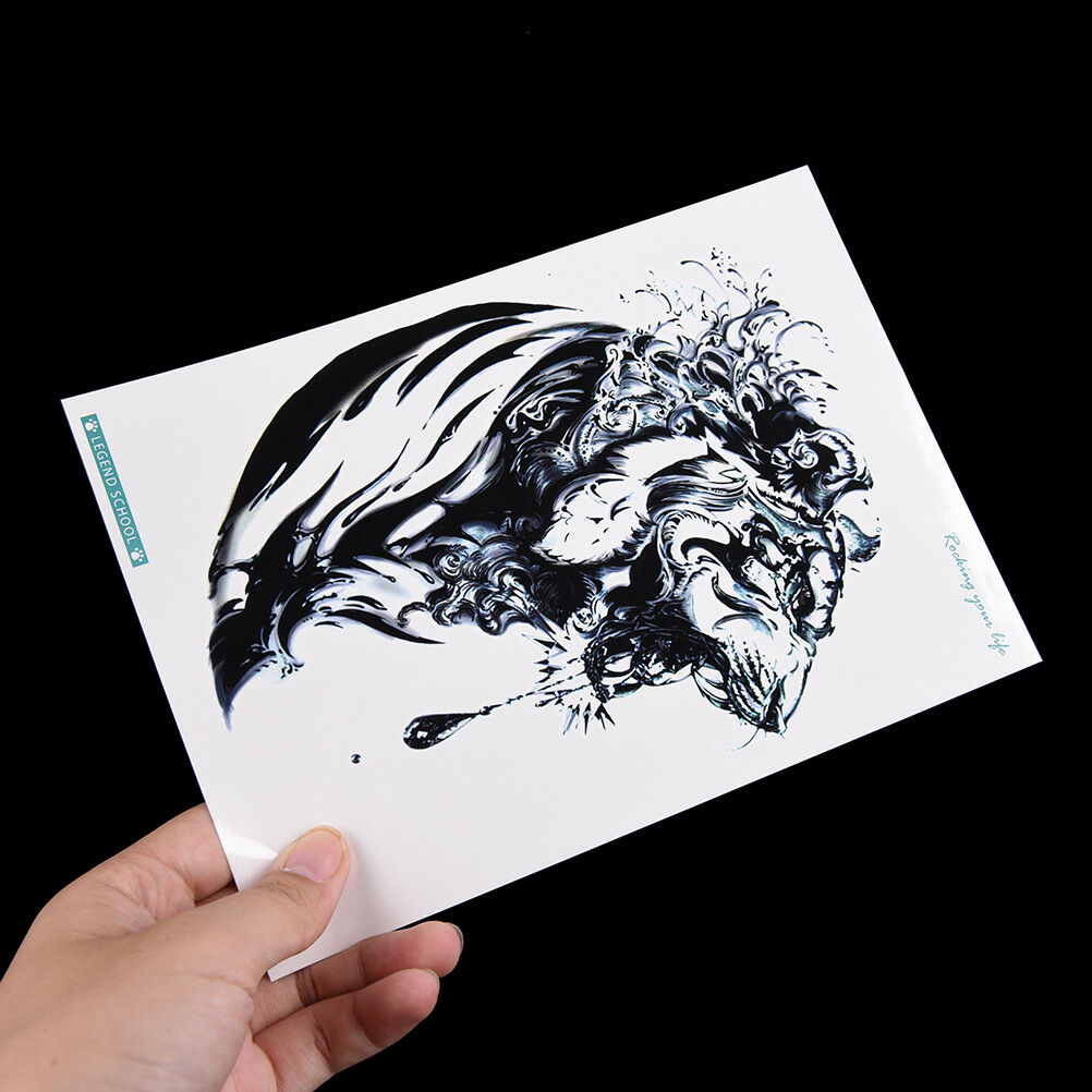 1Pc Makeup Tiger Tattoo Arm Body Art Waterproof Temporary Tattoo Stickers BDAU