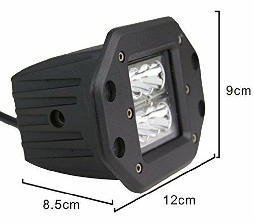 18W 6LED  LED Work Driving Spot Beam Light Bar Offroad Truck 4WD SUV 1X