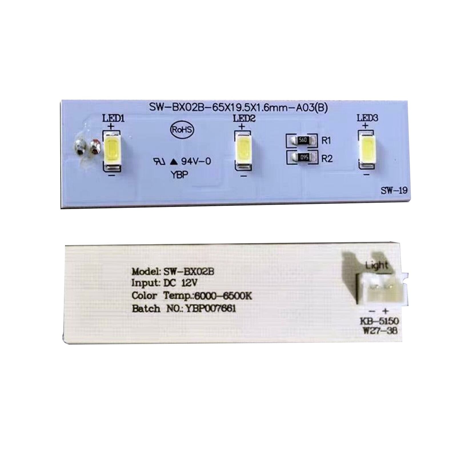 Refrigerator LED Bar Fridge LED Light Strip DC 12V for ZBE2350HCA SW-BX02B 1PC