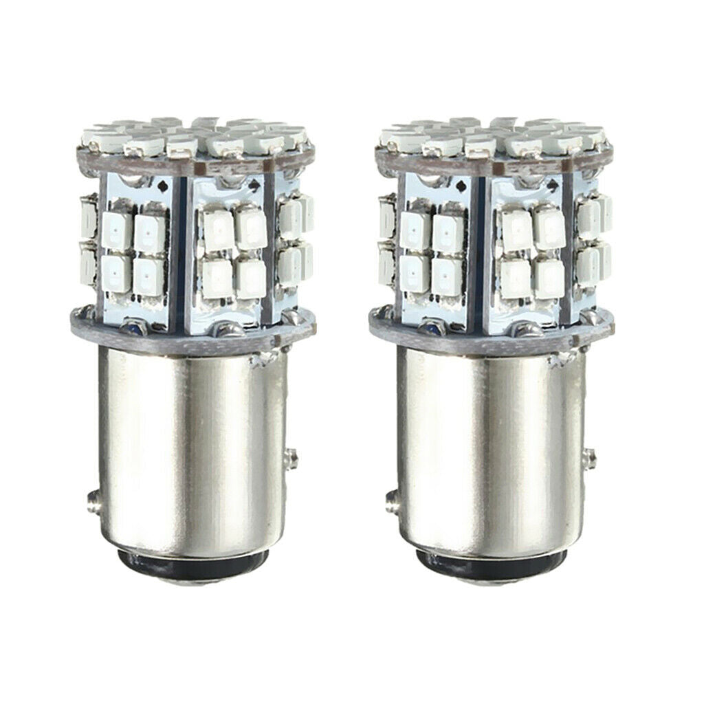 2X 1157 1206 50SMD LED Brake Stop Light Taillight Turn Signal Lamp Bulbs Red