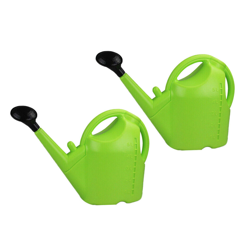 2pcs Long Spout Mouth Watering Can Water Kettle Indoor Garden Plant Home