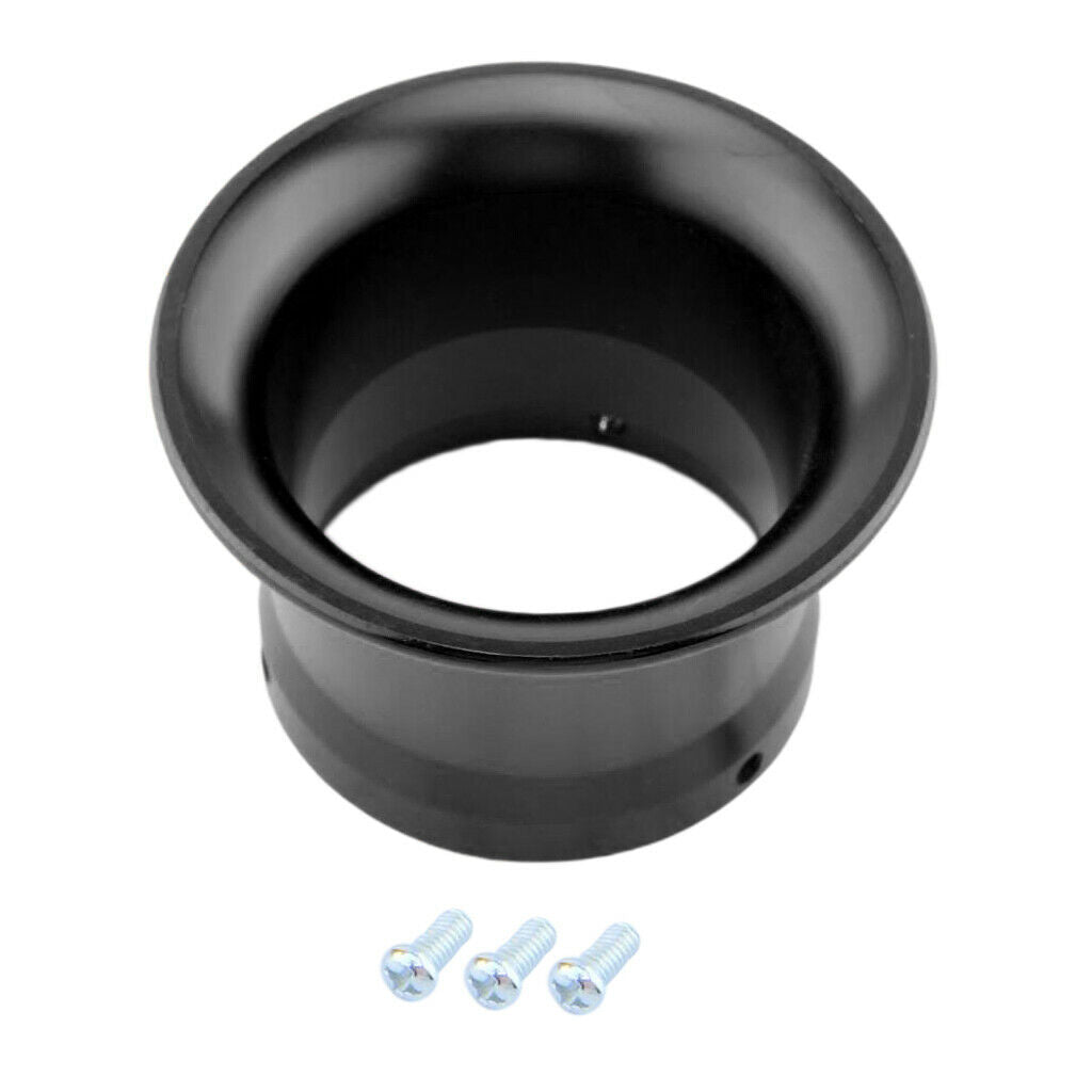 4Pcs 50mm Air Intake Velocity Stack Funnel for Carburetor PWK24 PWK26 Black