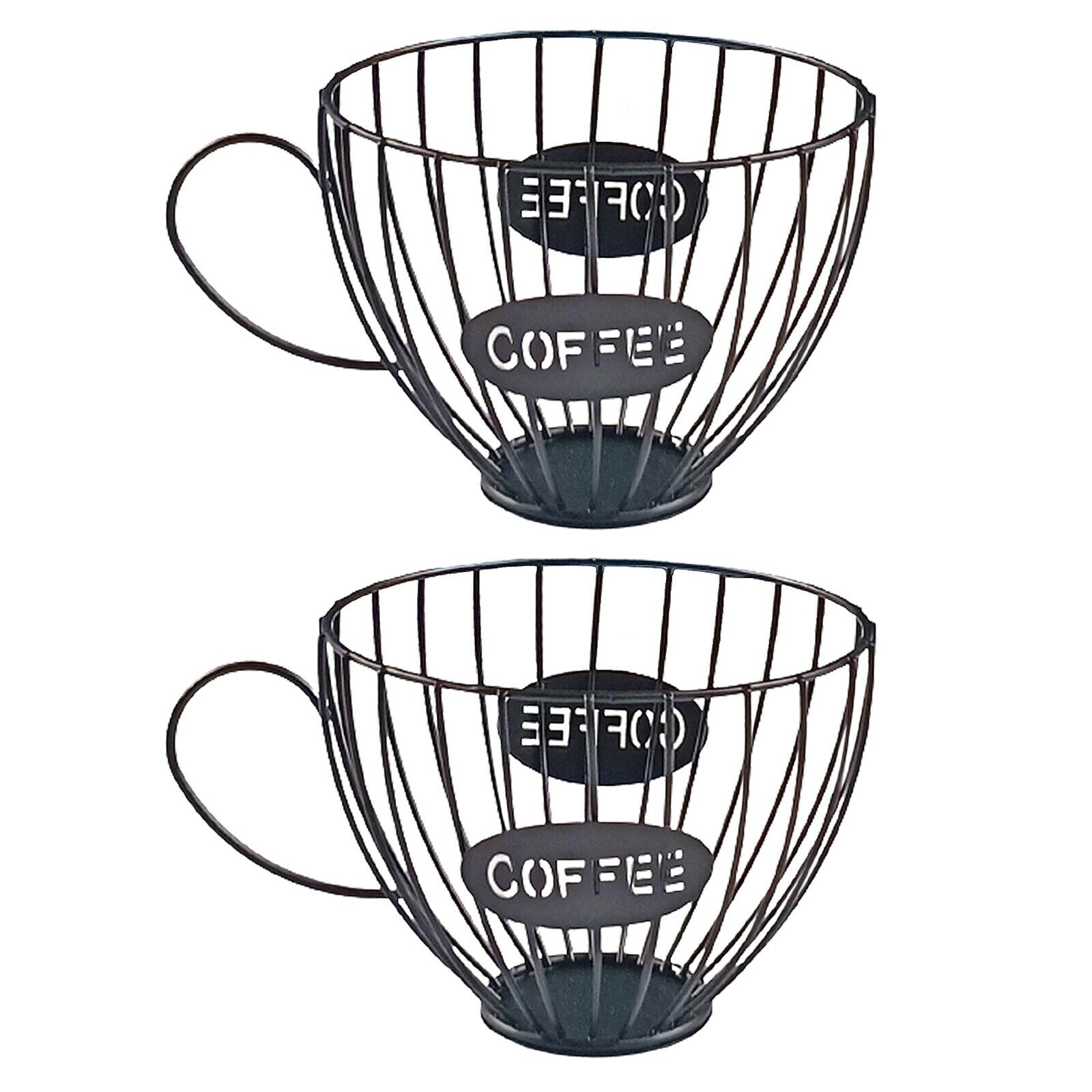 Set of 2 Universal Kitchen Coffee Pod Holder Multi-functional for Home Cafe