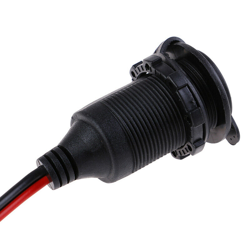 12/24V 5A DC Female C Cig Cigette Lighter Socket Plug Connector Adapter .l8