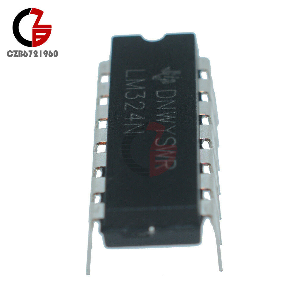 20PCS LM324N LM324 DIP-14 TI Low Power Quad Op-Amp IC