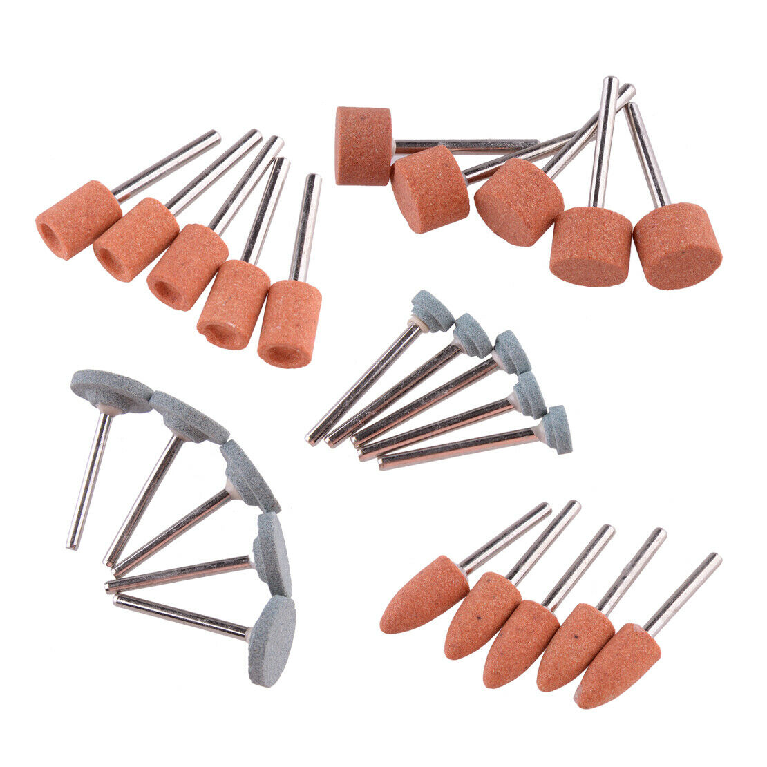25Pcs/set Abrasive Ceramic Polishing Grinding Bit Fit for Tool Drill New