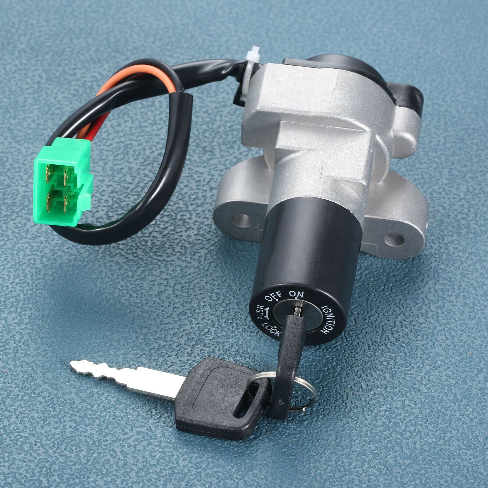 Motorcycle Aluminum Ignition Switch Keys Set Kit for Suzuki GSXR750 GSXR1100