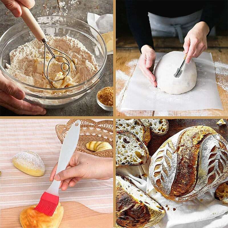 Stainless Steel Danish Dough Whisk and Bread Lame Best Dough Scoring Cake TooI7