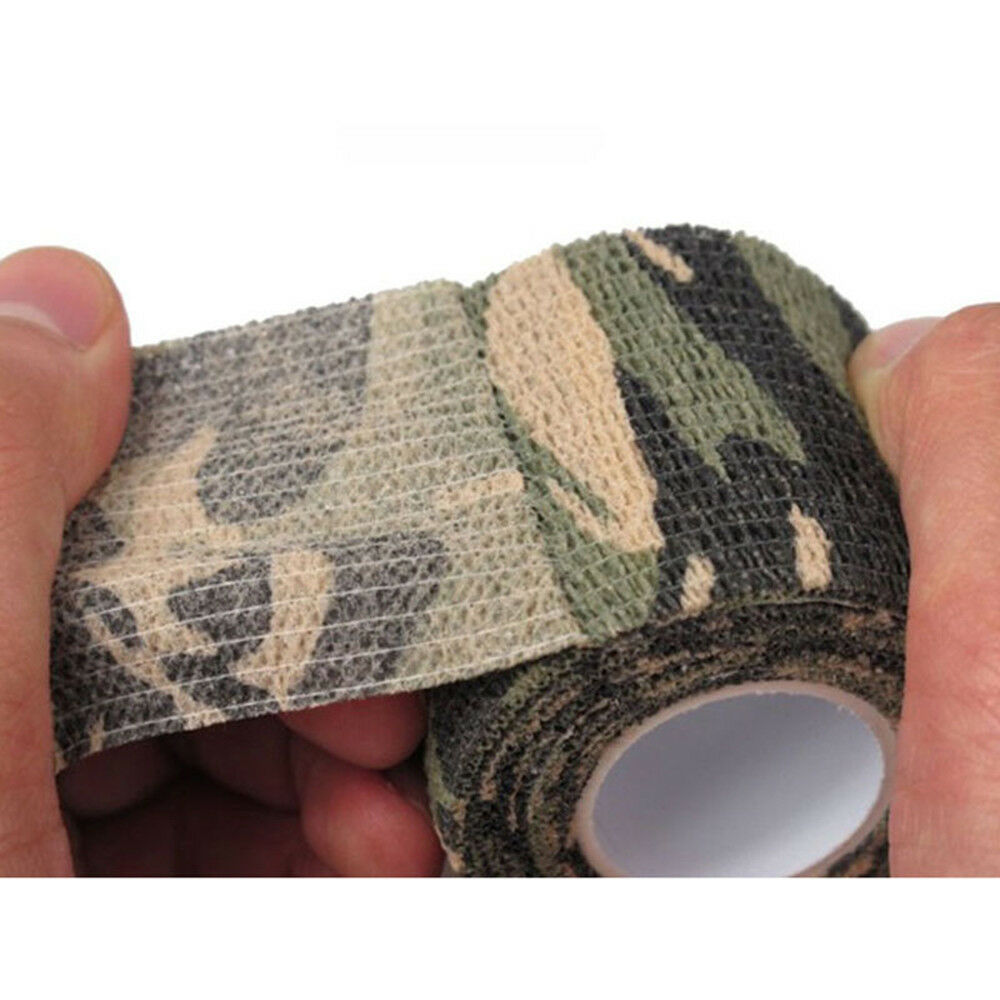 Useful Camo Gun Hunting Waterproof Camping Camouflage Stealth Duct Tape Wrap