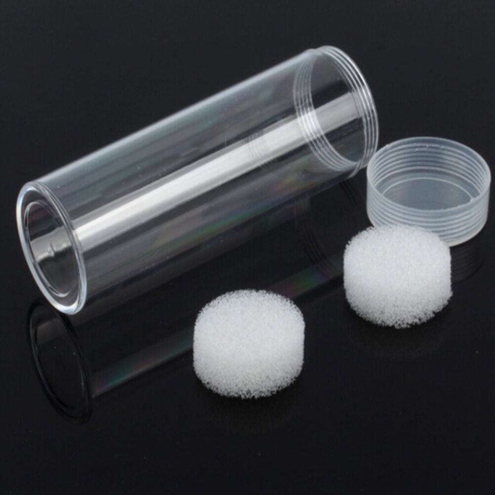 27mm Applied Clear Round Cases Coin Storage Protective Tube Holder Plasticã€b Qx