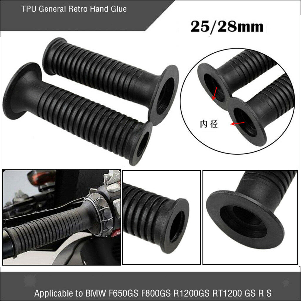 Handle Bar Grip Throttle Tube Set 25/28mm FOR BMW F650GS F800GS R1200GS