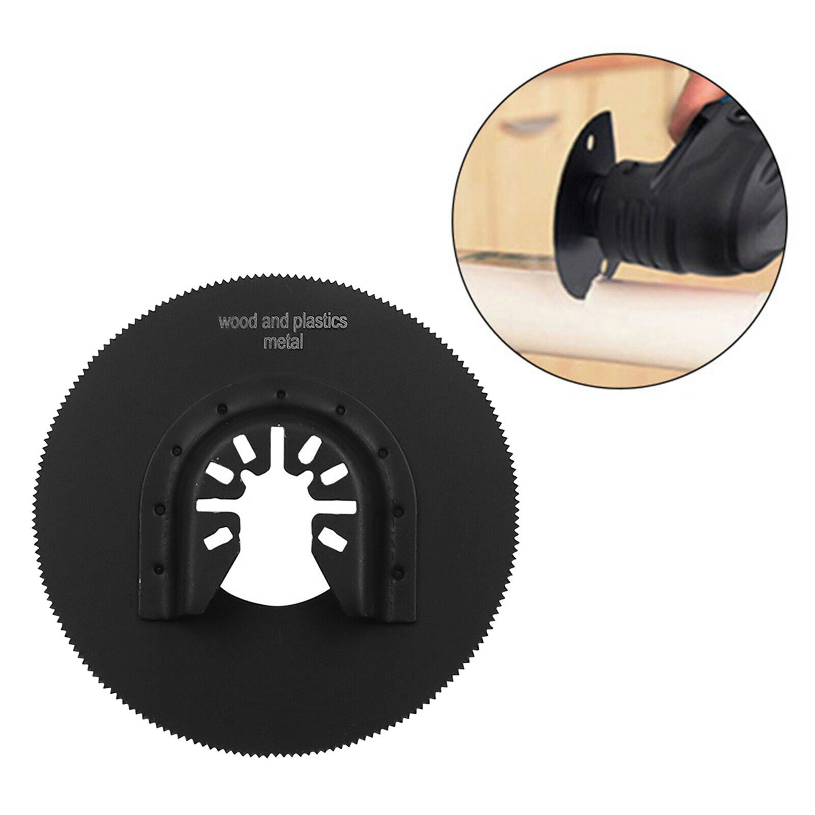 Black 80mm Saw Blade Accessories Round Multi-Purpose Circular Woodworking