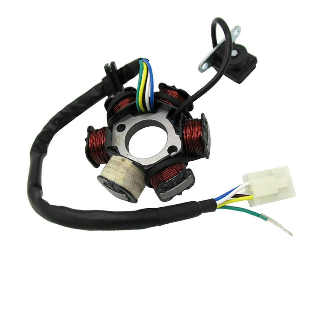 Ignition Stator Magneto AC 6 Pole Coil for GY6 50cc 70cc 90cc 125cc 150cc