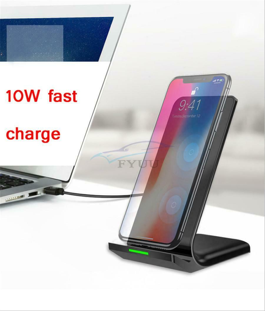 5V/2A 9V/1.67A 100-205KHz ABS&PC Black 10W Wireless Charging Body &Charger Cable