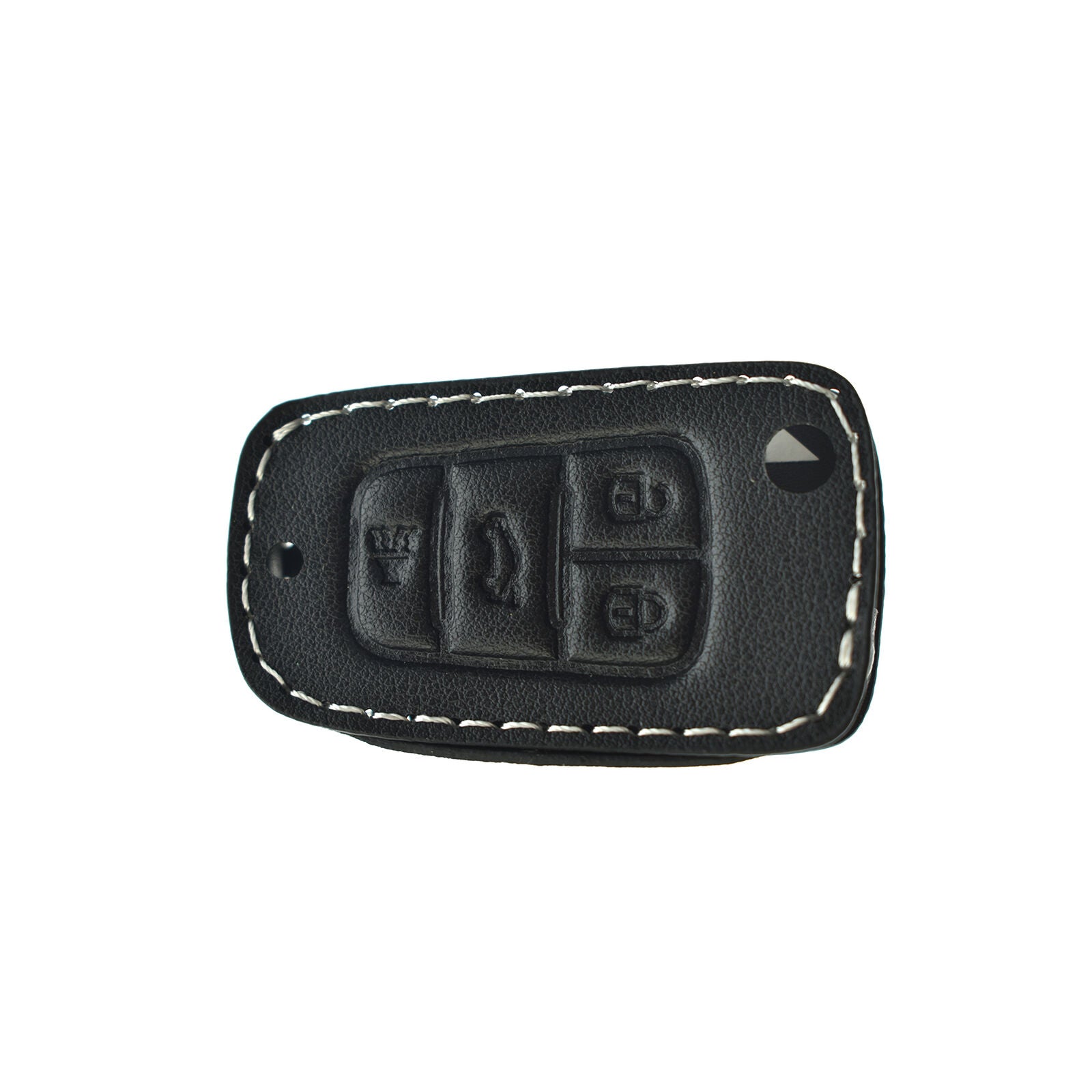 Leather Car Key Fob Cover Case Chain For Chevrolet Chevy GMC Equinox Malibu Volt