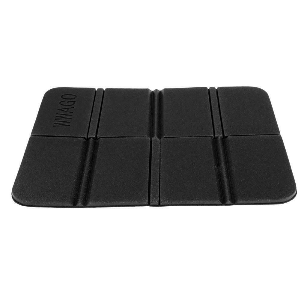 Prettyia Portable Foldable Seat Cushion XPE Foam Mat Camping Seat Pad Black