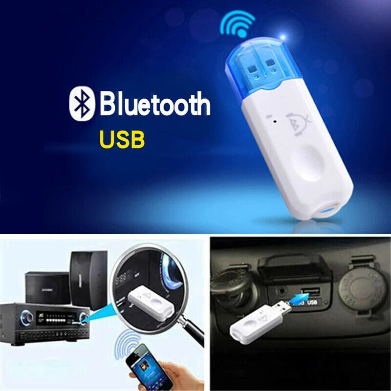USB Bluetooth Receiving Wireless Audio Adapter Stereo With Micropho.l8