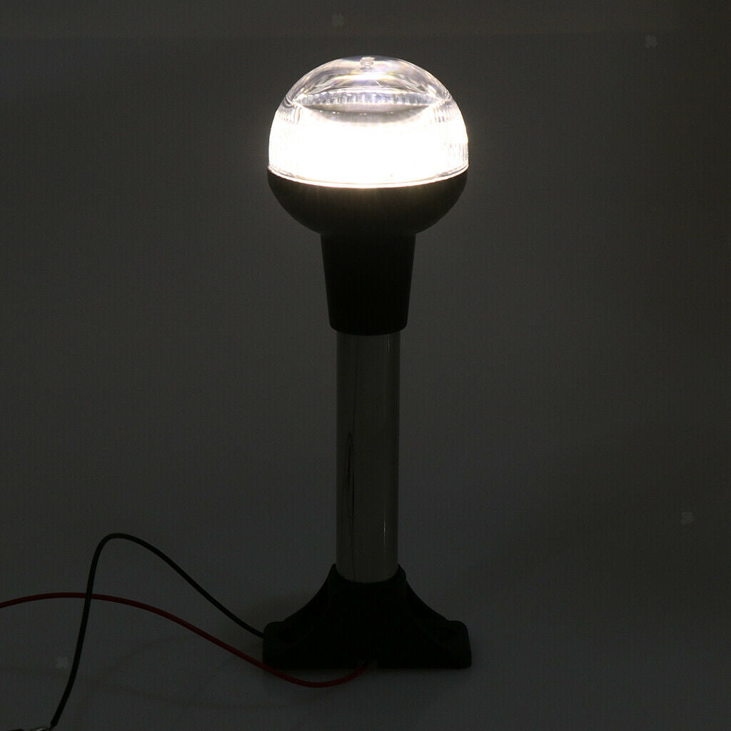 12V 186MM Marine Boat All-round White Anchor Navigation Plug-IN Light Lamp