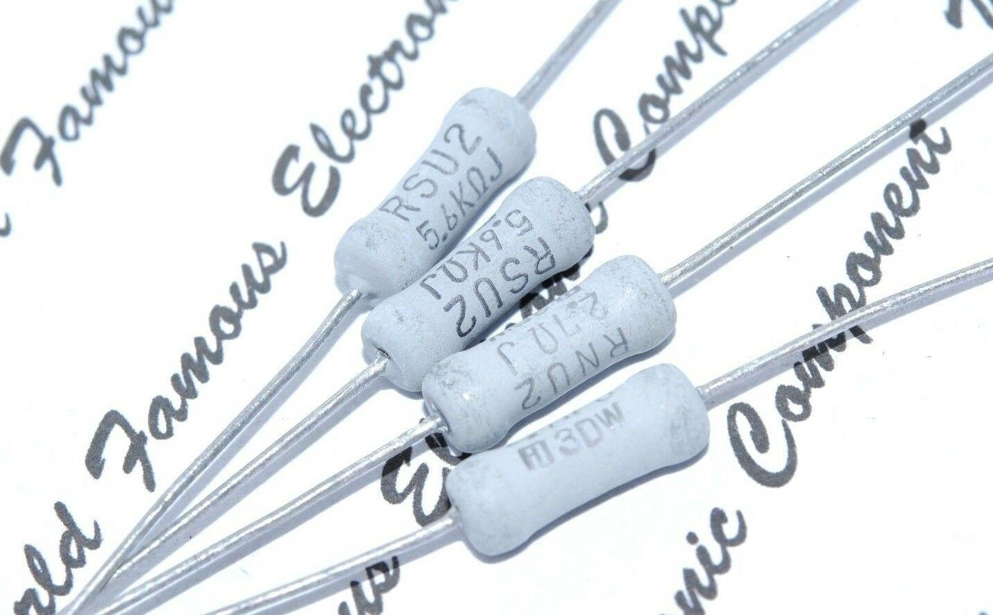 2pcs - RNU2 10R 2W 5% Wire Wound Resistor