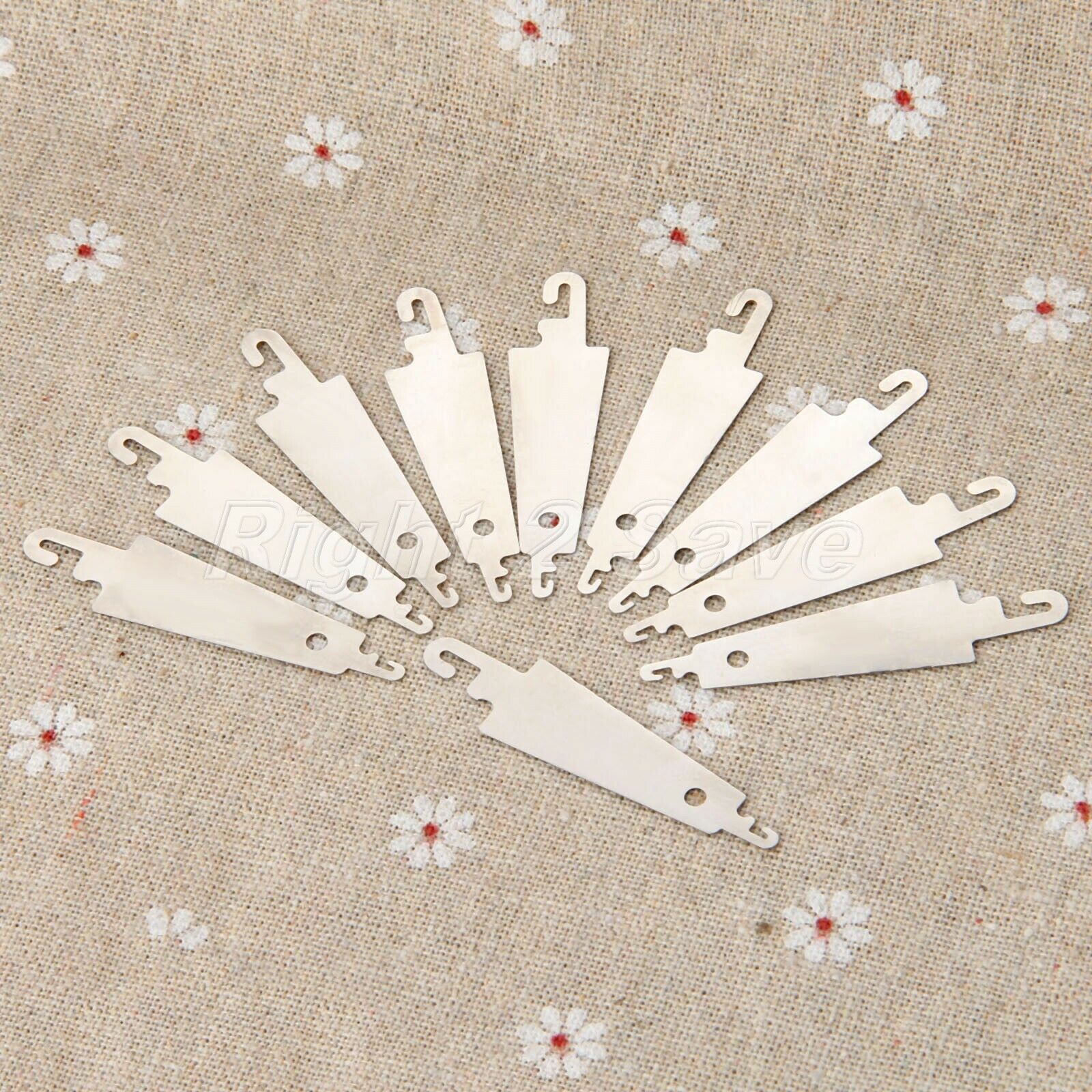 10pcs Stainless Steel Hook Needle Threader For Hand Sew Embroidery Cross Stitch