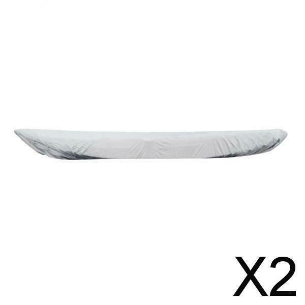 2X Polyester Waterproof 4.7-5.1m Kayak Canoe Storage Sun Protection Rain Cover