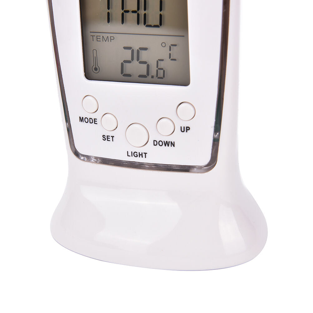 Top Digital Backlight LED Display Table Alarm Clock Snooze'Thermometer Ca.l8