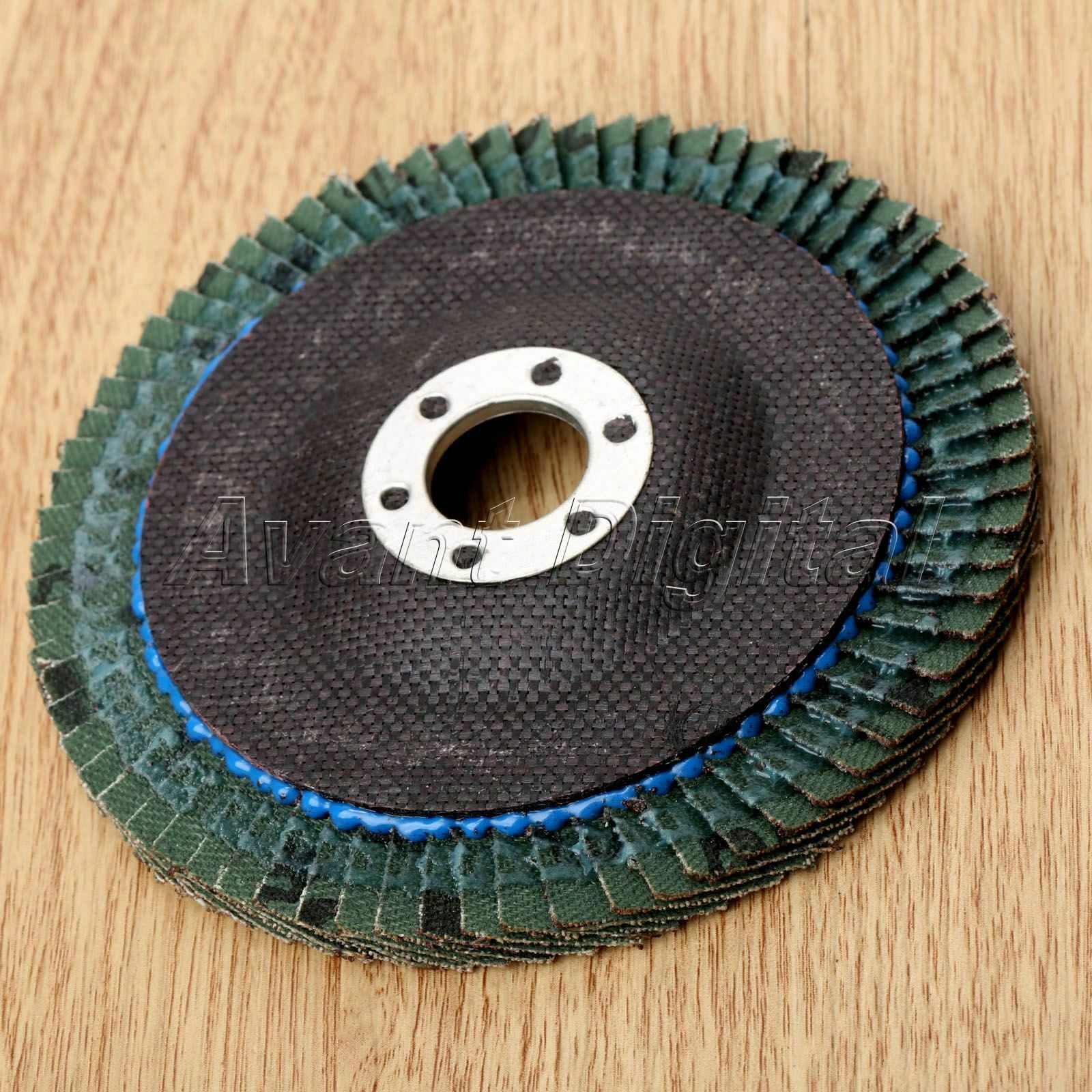 1x Grit 60# 4" Abrasive Flap Sanding Disc Grinding Polishing Wheel Woodworking