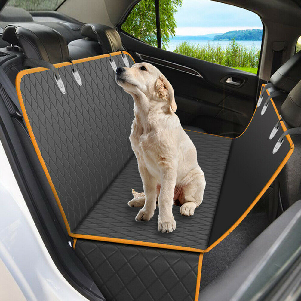 Dog Car Seat Cover Waterproof Pet Carrier Car Backseat Protector Travel Mat @