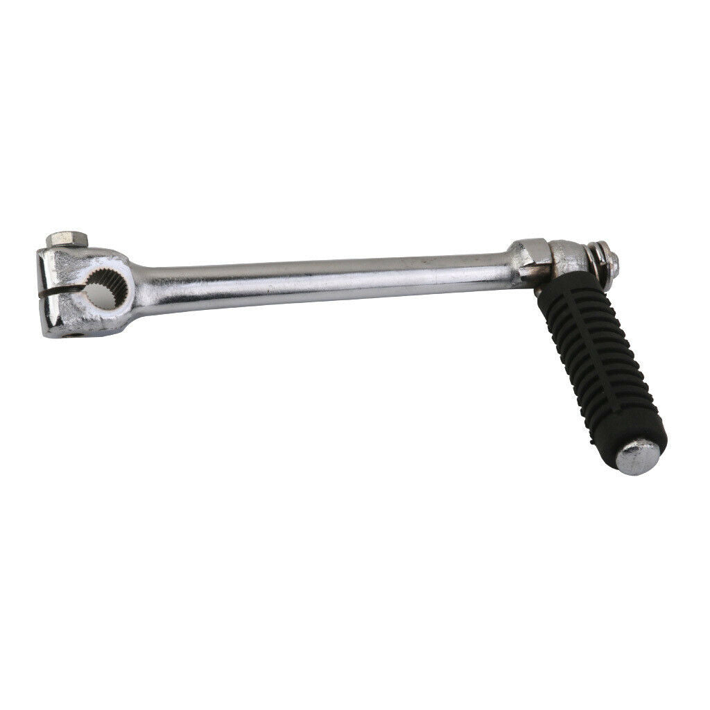 Metal Chromed 195mm / 7.6 inch Kick Start Starter Lever for 110cc 125cc 140cc