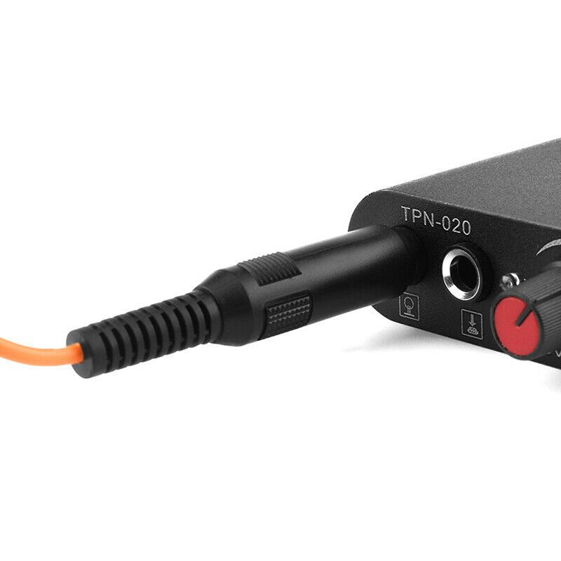 1X Hook Line Straight RCA Clip Cord Wire Cable Interface Insert Tattoo Ma.l8