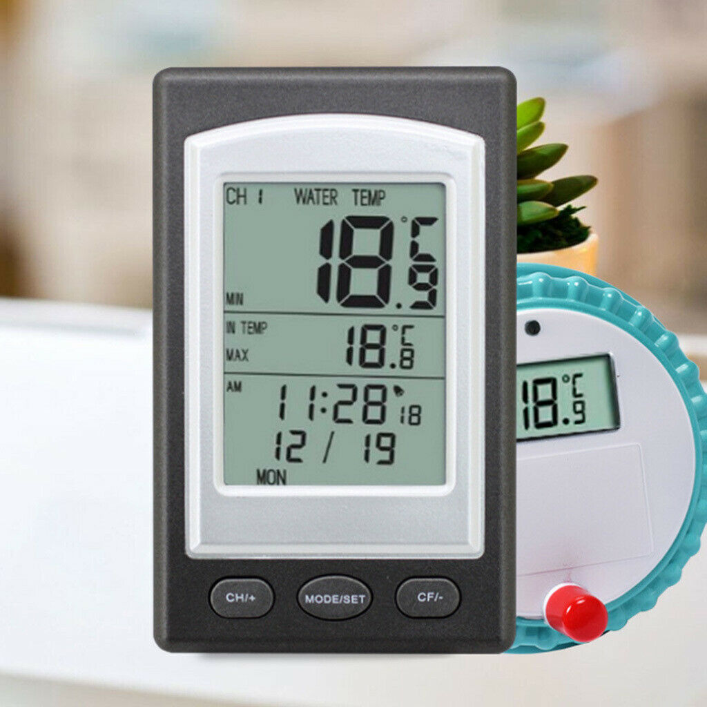 Wireless Digital Pool SPA Hot Tub Temperature Floating Sensor Thermometer