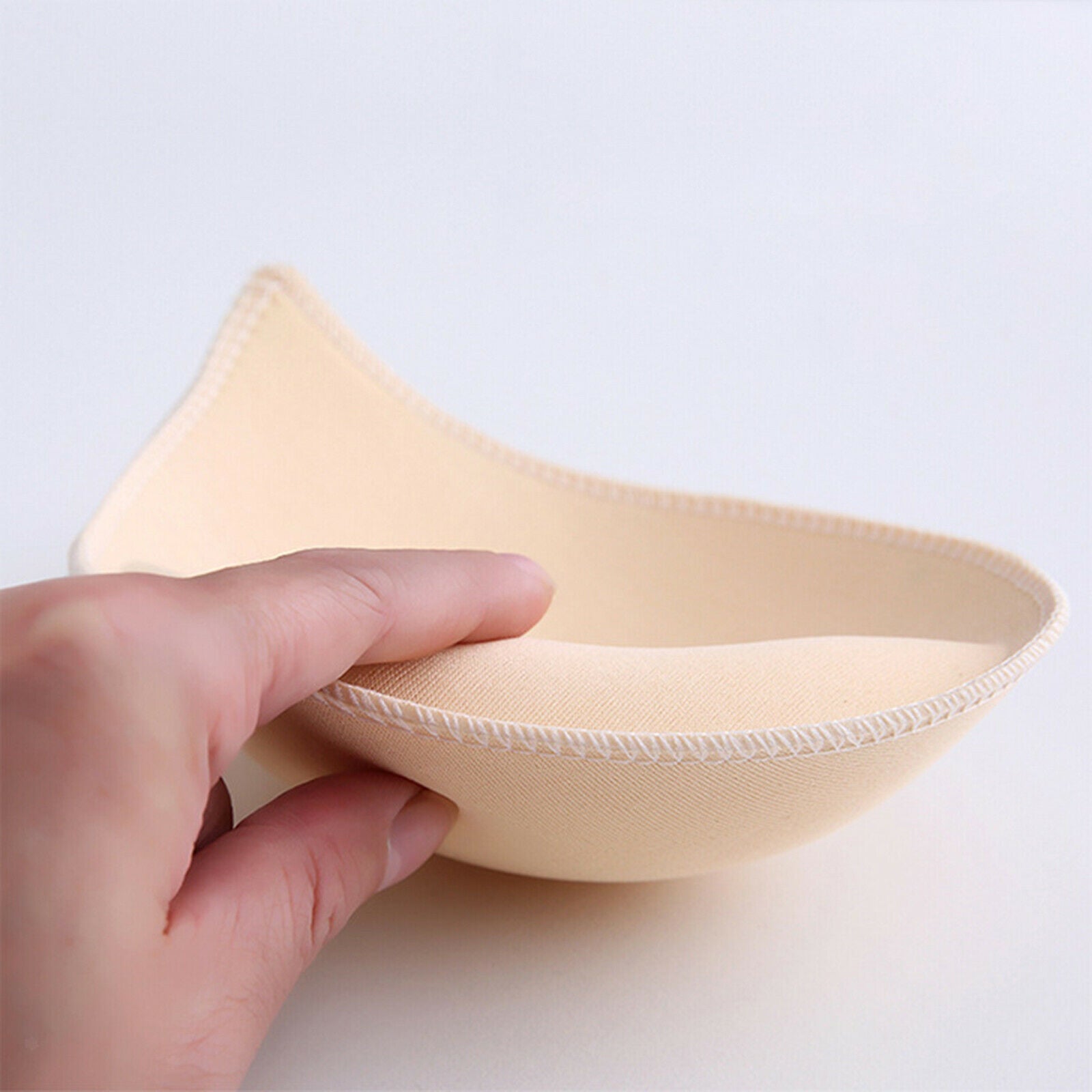 2X Bra Insert Pads Pad Reusable Lightweight Removable for Bikini Sports Skin