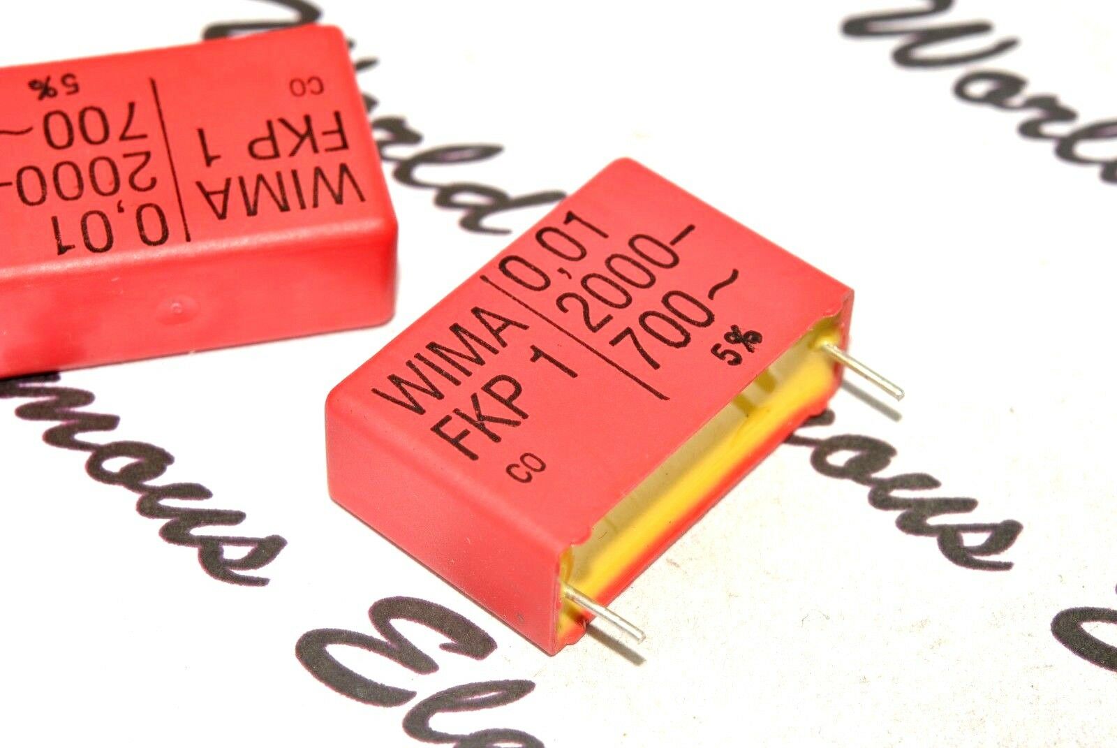 2pcs- WIMA FKP1 0.01uF (0,01µF 10nF) 2000V 5% pitch:27.5mm Capacitor