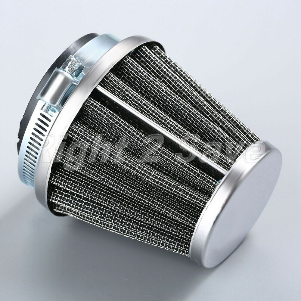 For Scooter ATV Minibike Motor 48mm Air Clamp-on Refit Funnel Filter Cleaner