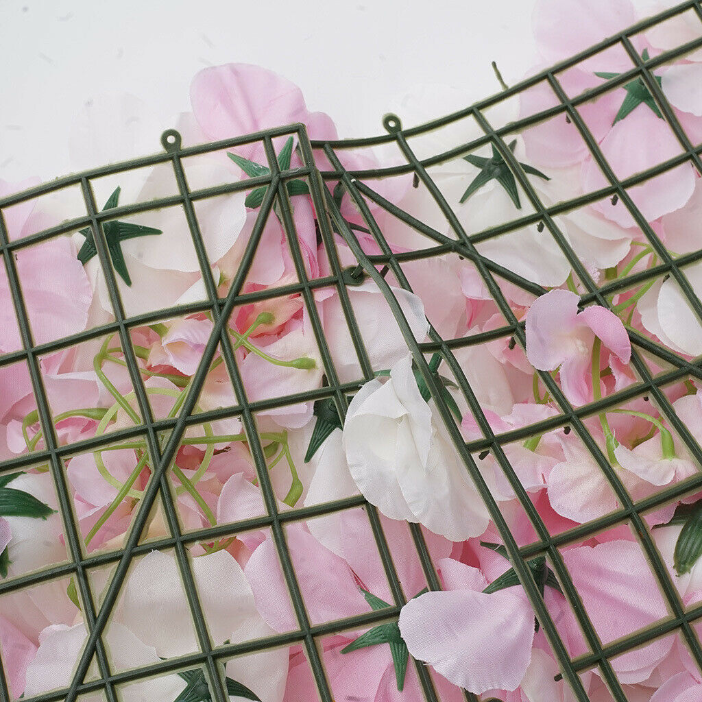 Artificial Flower Wall Panel Wedding Home Garden Venue Wall Hanging Backdrop