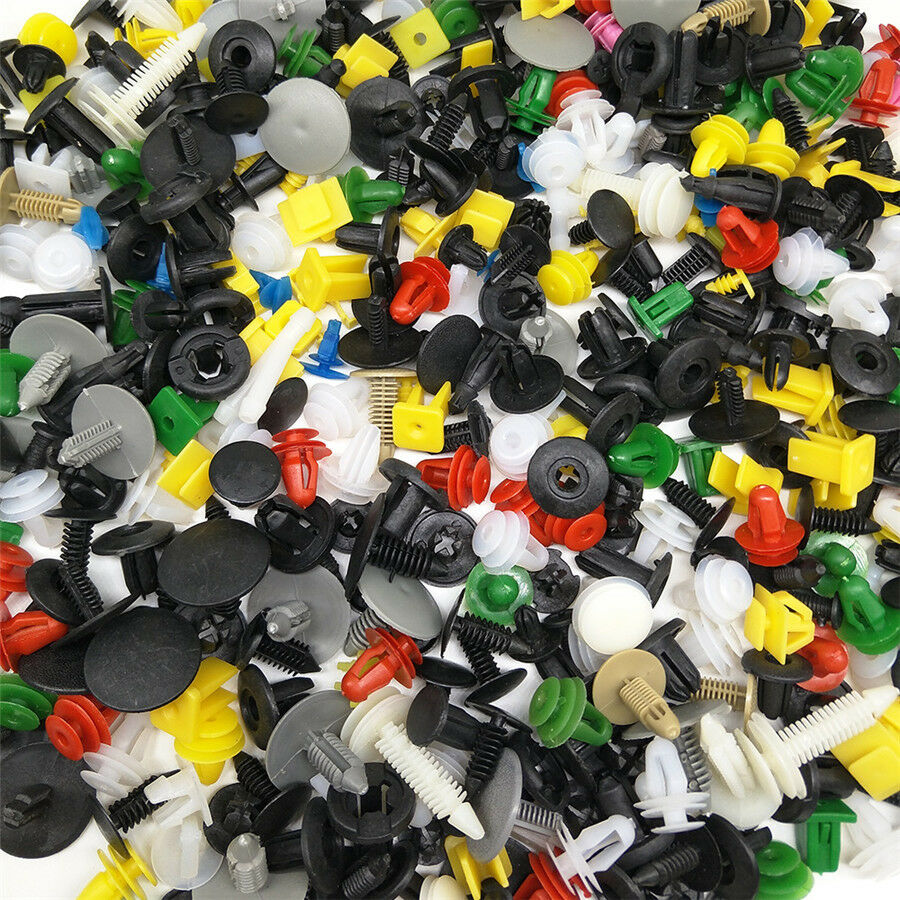 440Pcs+Tool Set Mixed Car Fastener Clips Bumper Door Panel Fender Retainer Rivet