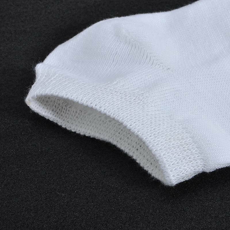 Unisex 10-PAIRS 100% Cotton Boat Socks Low Cut Invisible Nonslip Ankle Socks Set